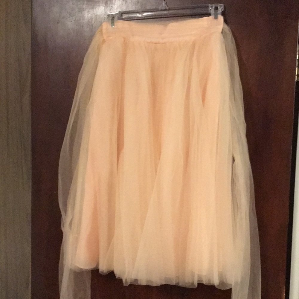Blush Pink Azazie Tulle Skirt / Size S / Worn once